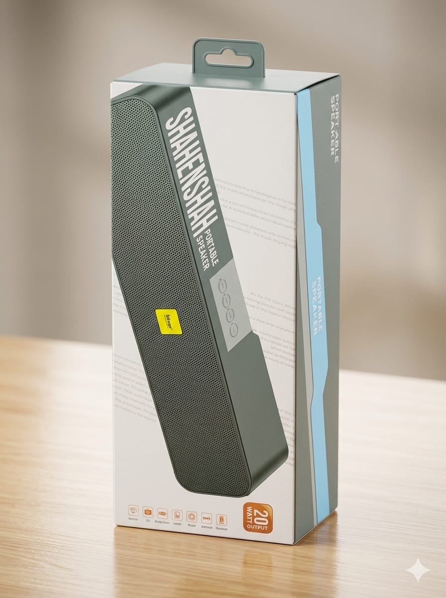 HITAGE SHAHENSHAH SPEAKER ( 1 year replacement warranty )