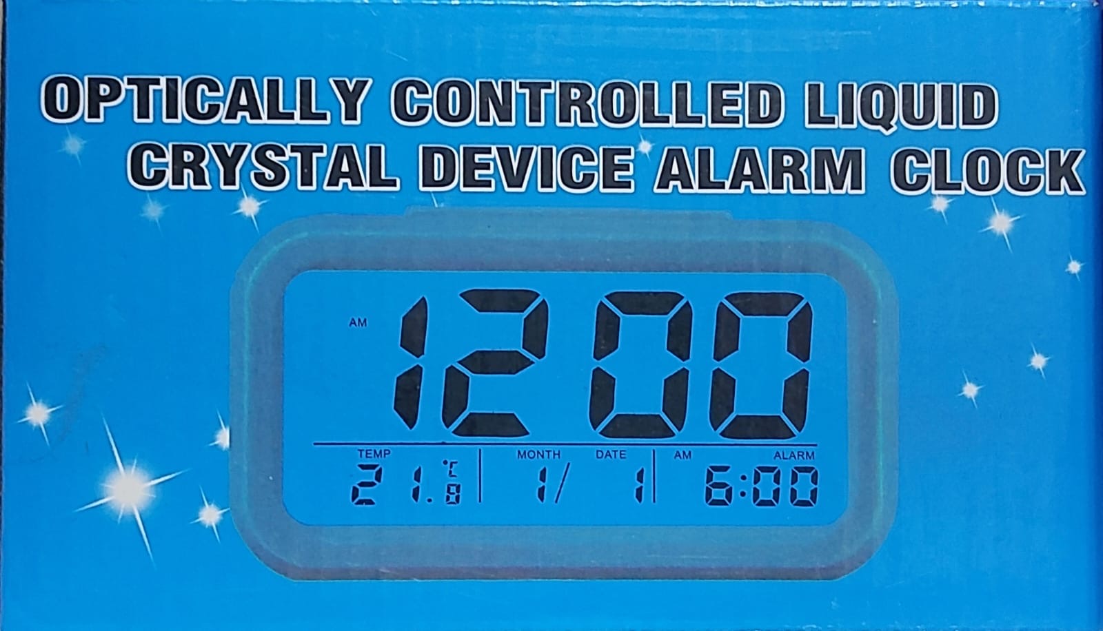 OPTICALLY CONTROLLED LIQUID
CRYSTAL DEVICE ALARM CLOCK