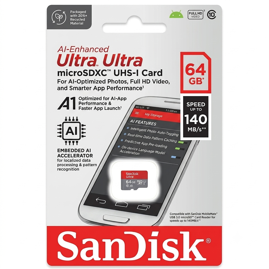 64GB SANDISK ( MEMORY CARD )