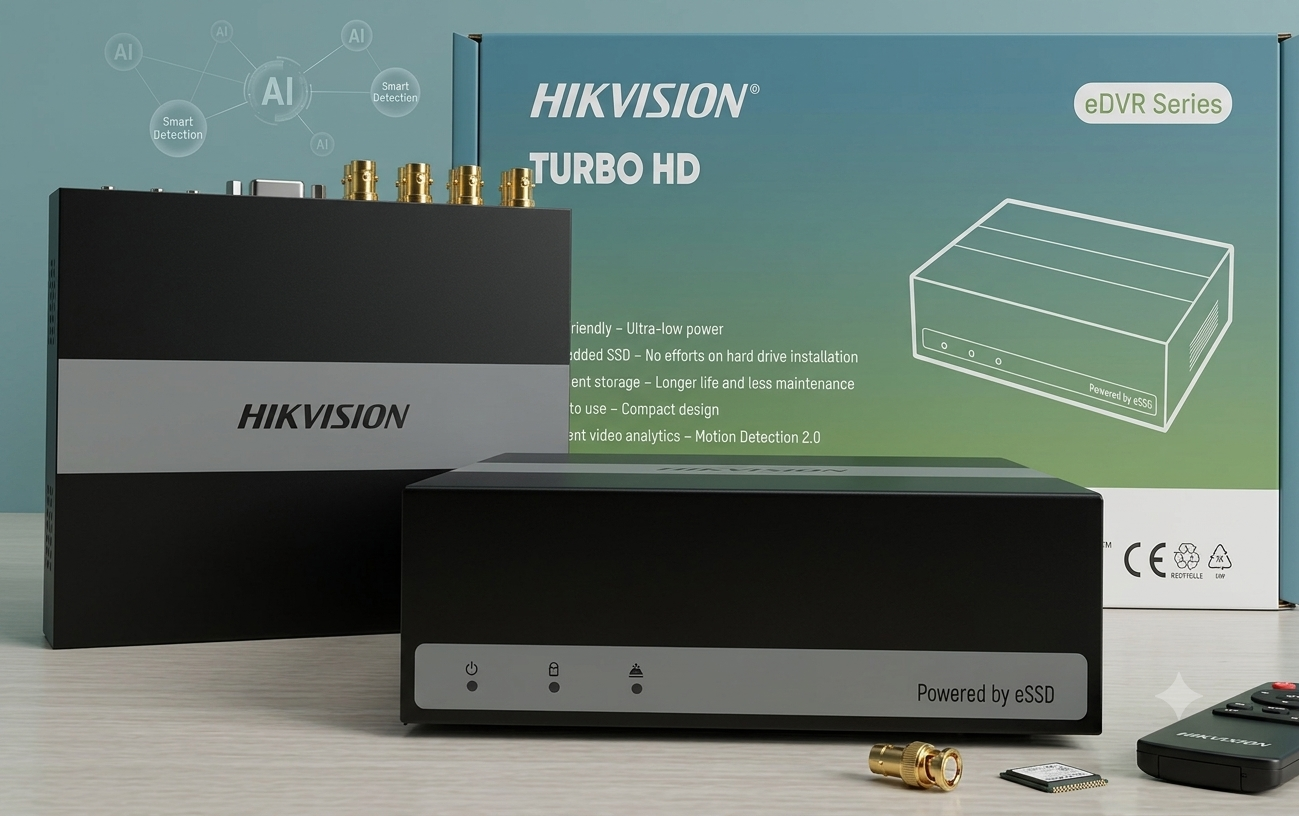 HIKVISION 8 CHANNEL DVR INBUILD 500GB HARD DRIVE