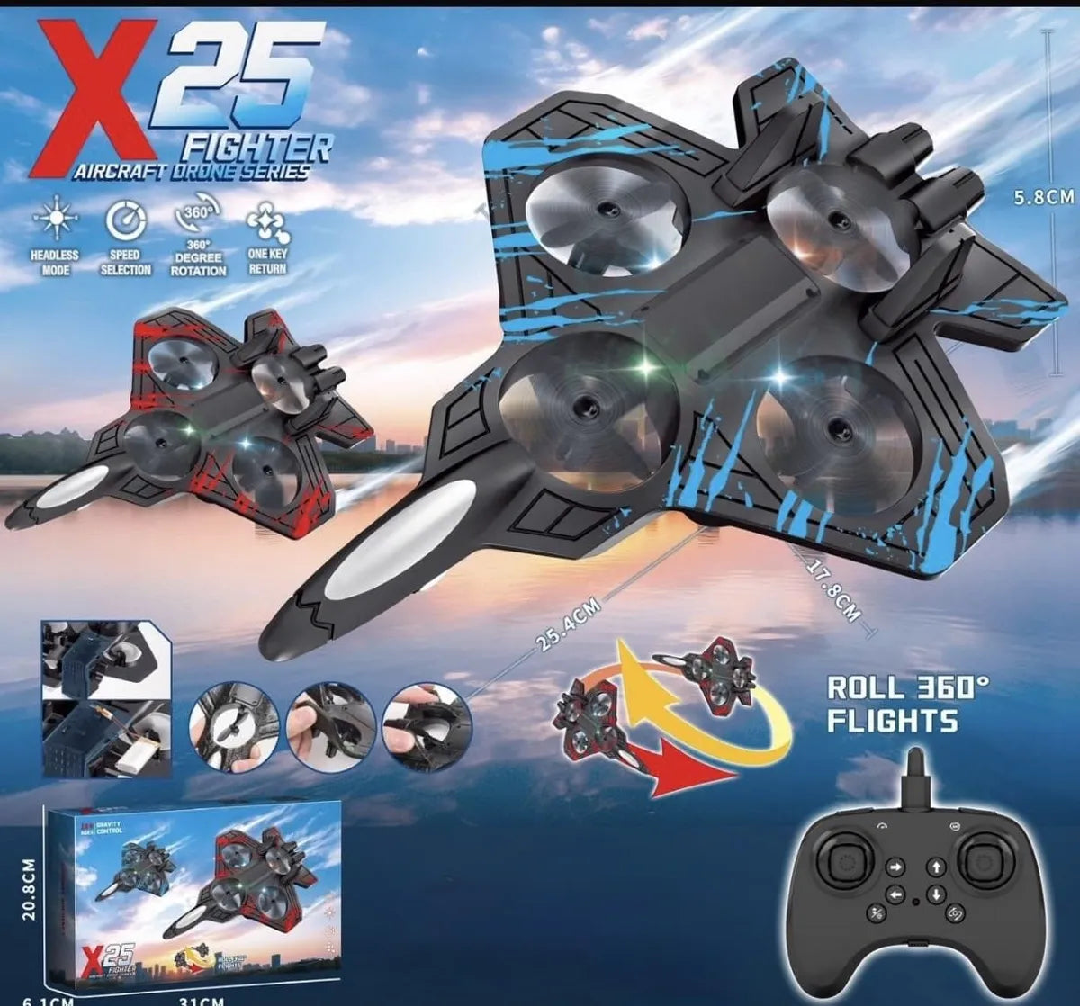 X25 fighter jet
