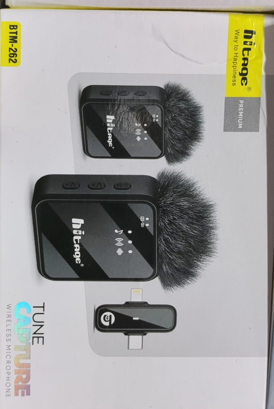 HITAGE COLAR MIC MODEL -: BTM262     ( 1 year replacement warranty )