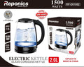 Reponics 1500watts glass electric kettle