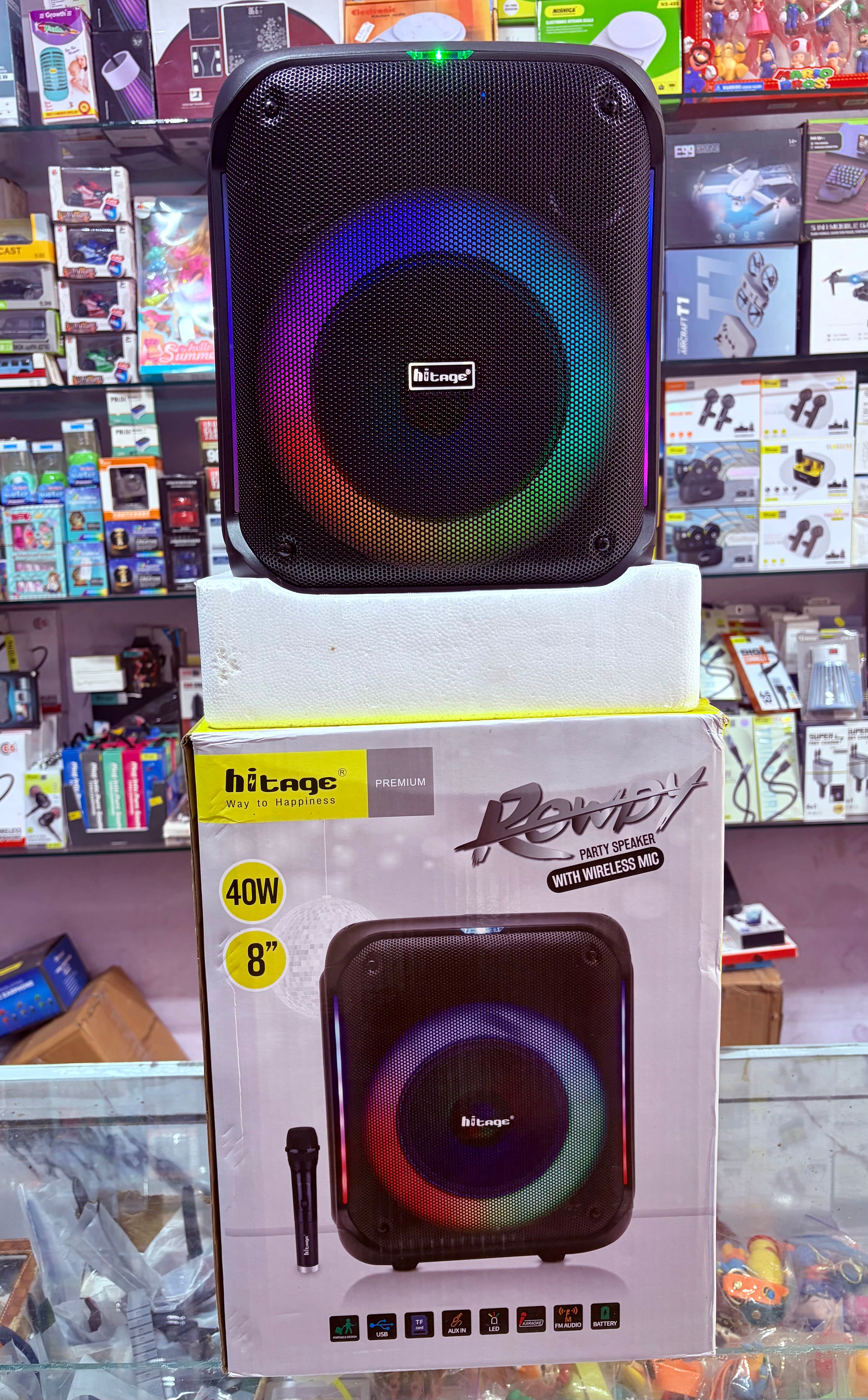 Hitage Rowdy speaker         1 year warranty