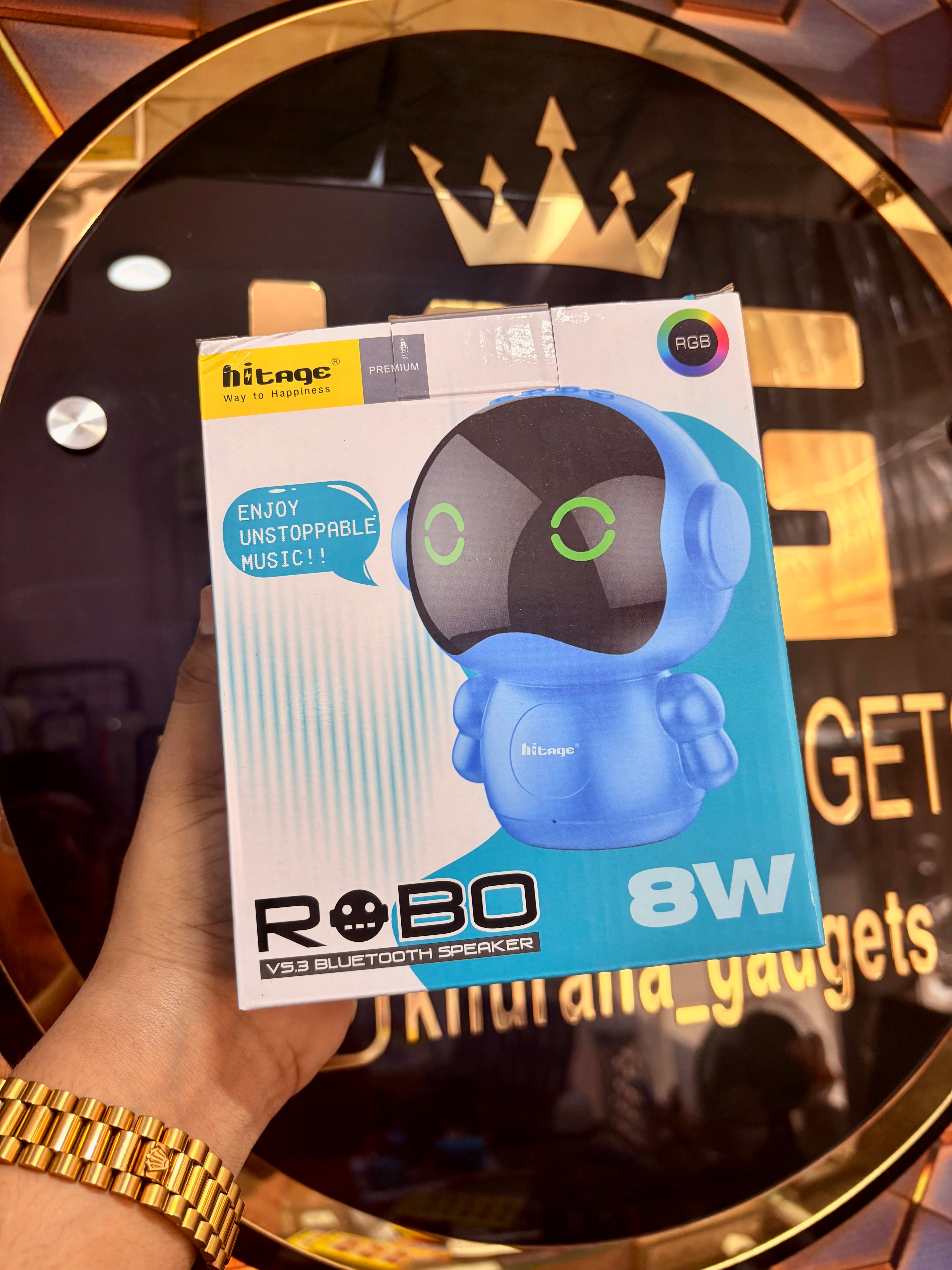 Hitage robo speaker          1year warranty