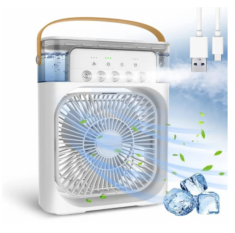 mini usb spray mist fan powerful cooling  water mist