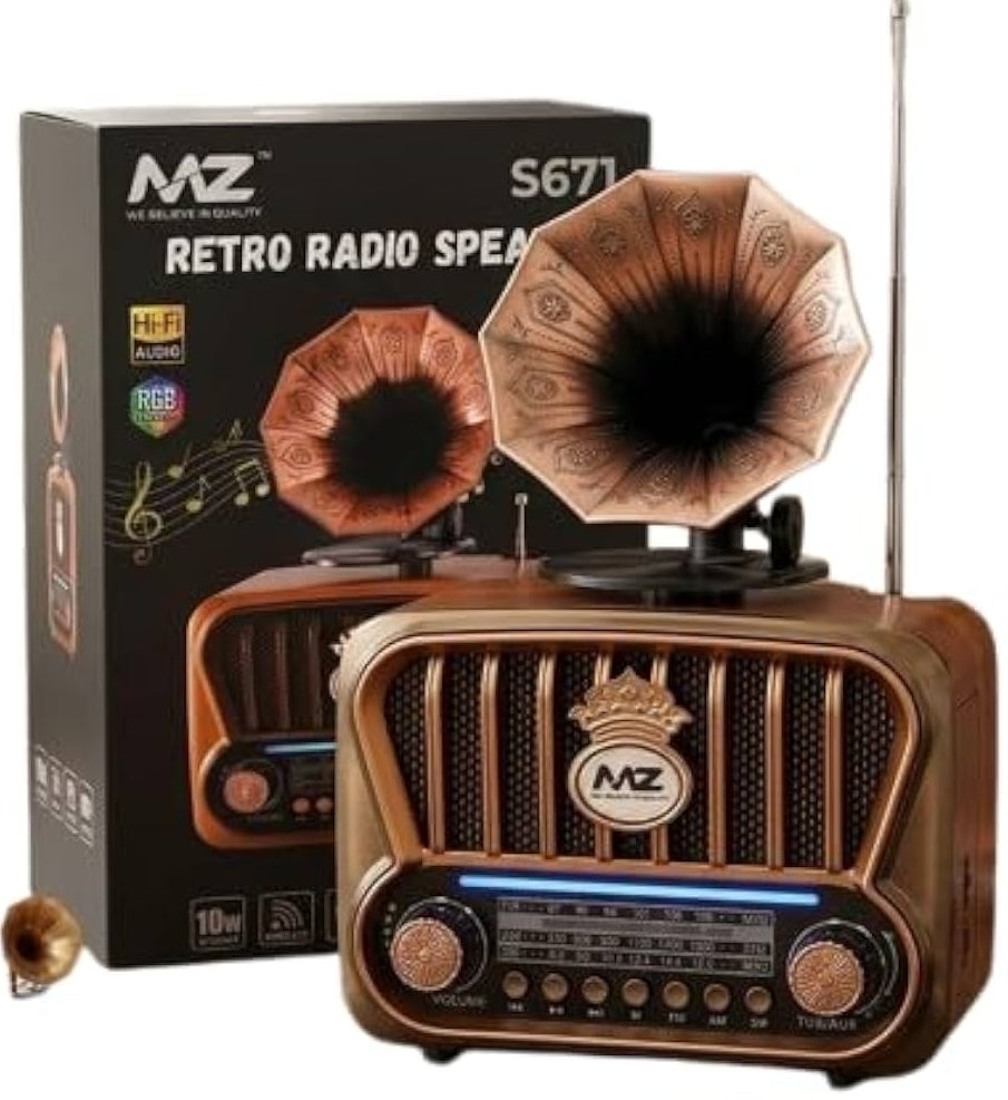 MZ.S671>>RETRO RADIO.SPEAKER.