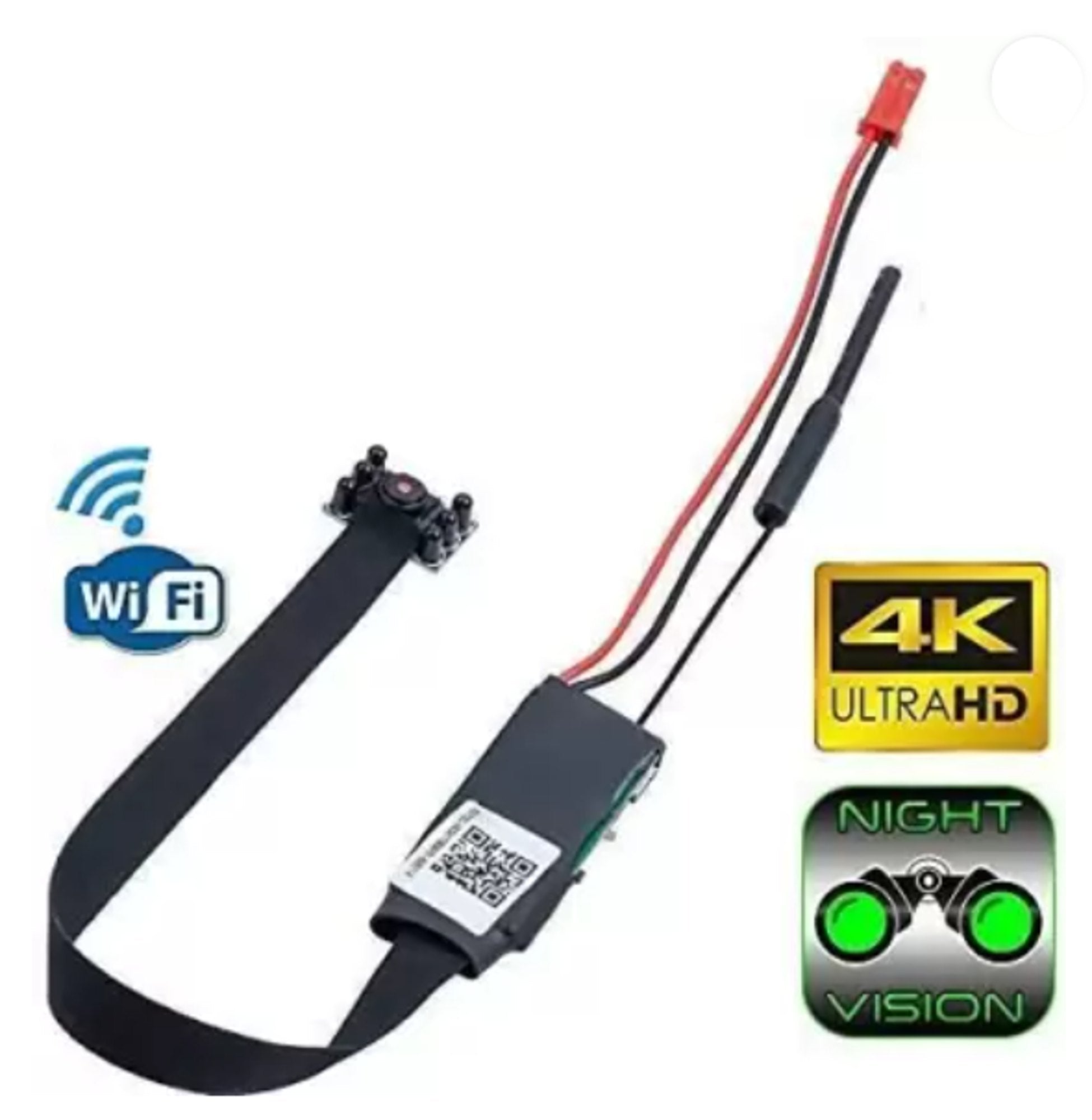 4K WiFi Night Vision Mini Camera – Ultra HD Security Camera 📷
