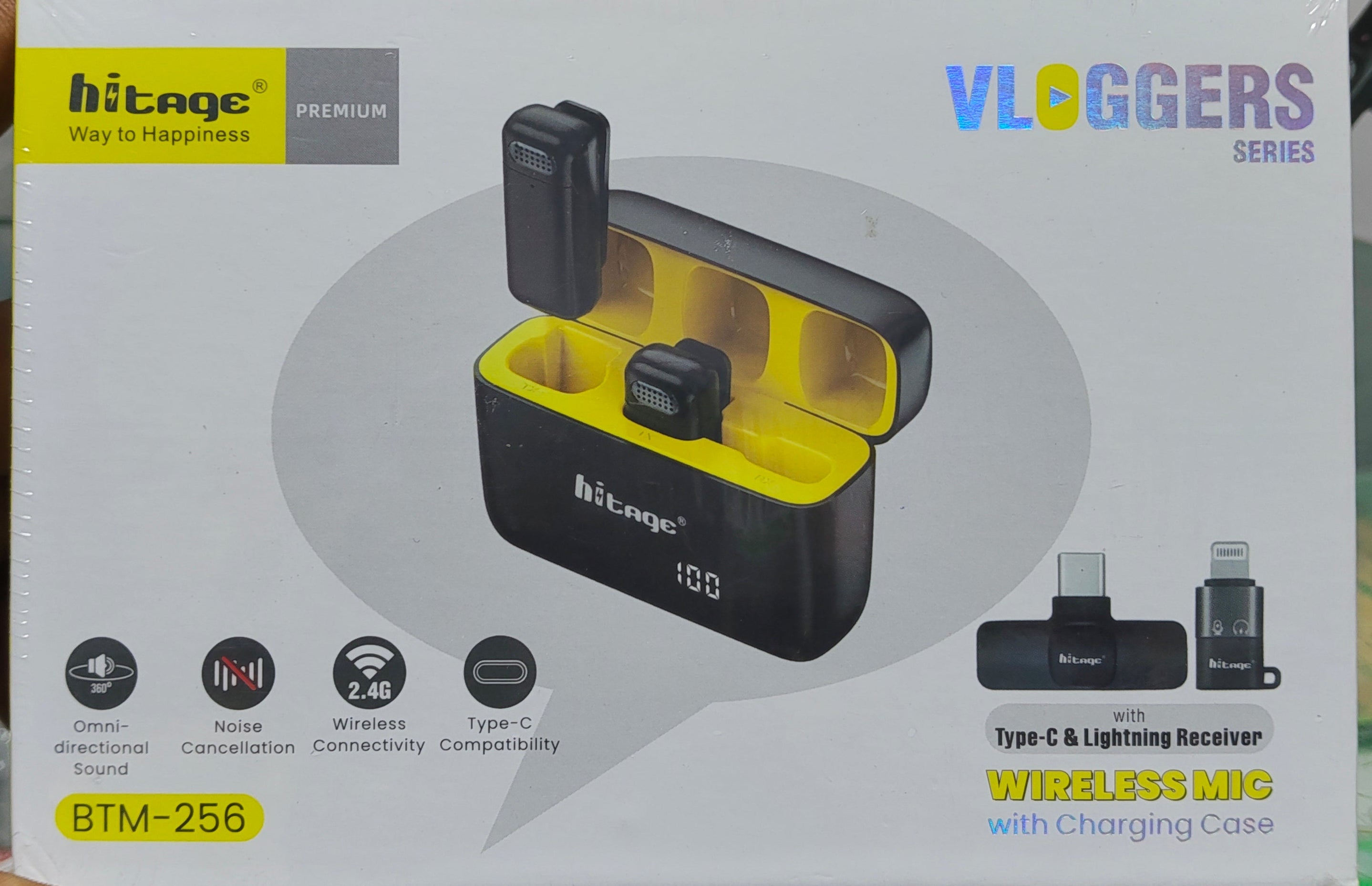 HITAGE.PREMIUM. VL&.GGERS SERIES.  WIRELESS MIC(.1 year replacement warranty)